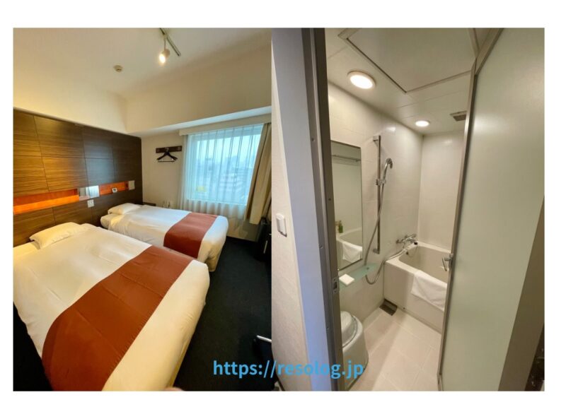 エスペリアホテル長崎の客室内