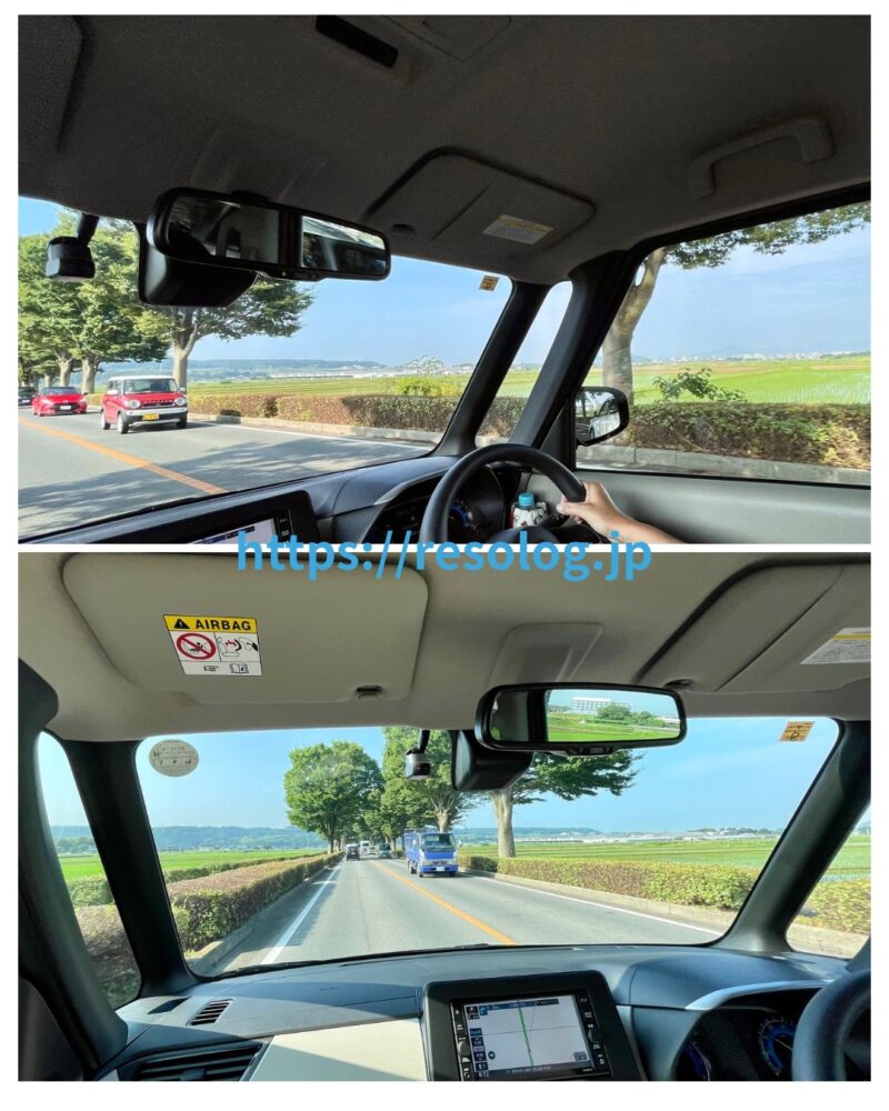 熊本市内へ移動途中の田園風景