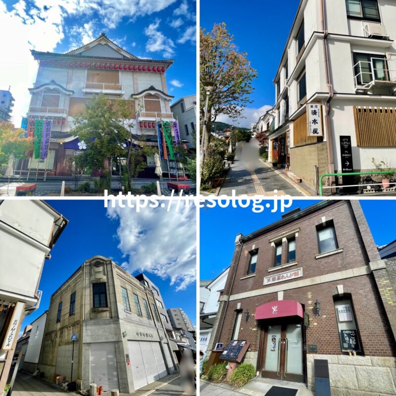 善光寺に向かう参道の街並み