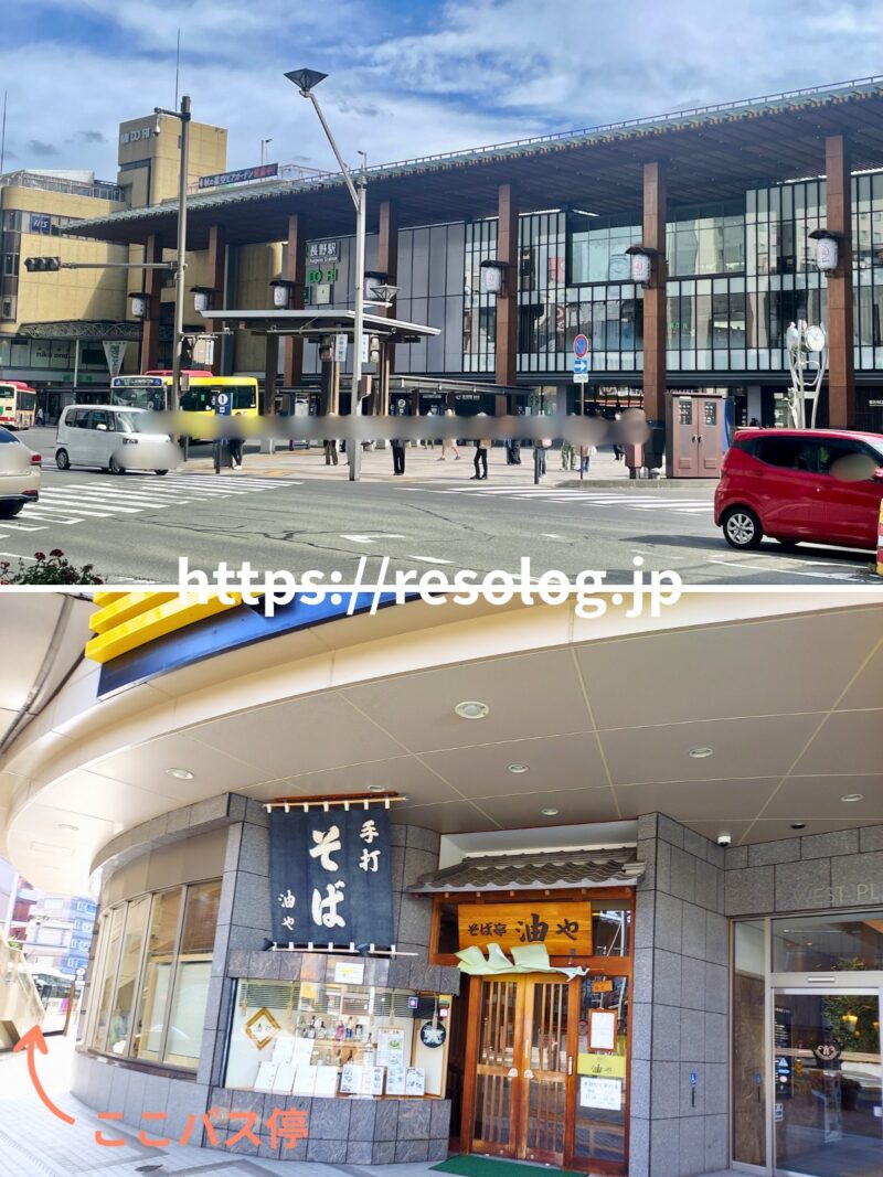 長野駅前とそば亭「油や」